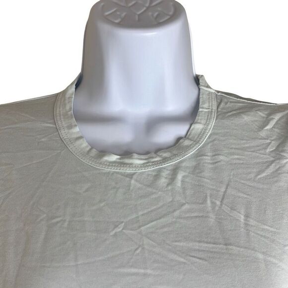Marine Layer Light Blue Green Crewneck T Shirt XS Short Sleeve Cotton Modal - Picture 3 of 10